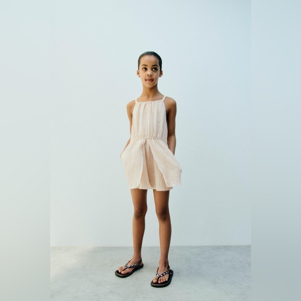 Zara Girl’s Beige Jumpsuit